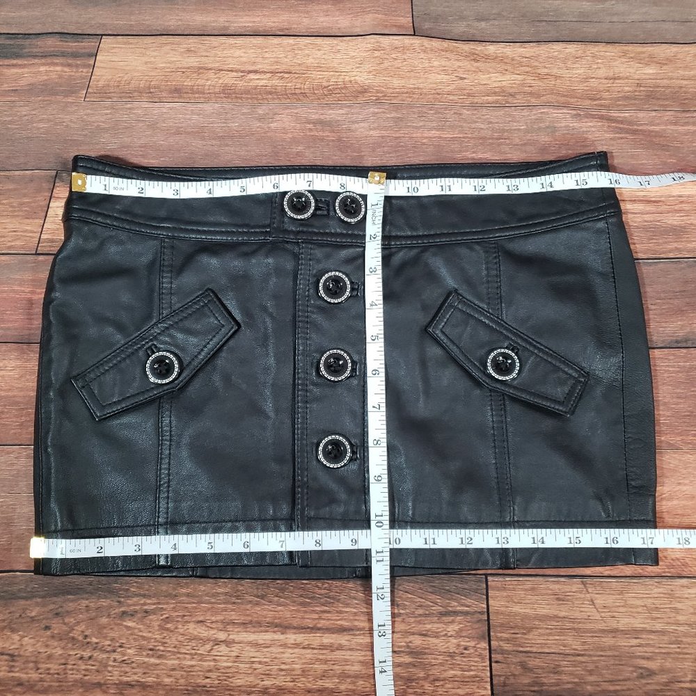 Red By Marc Ecko Leather Skirt - Picture 10 of 10